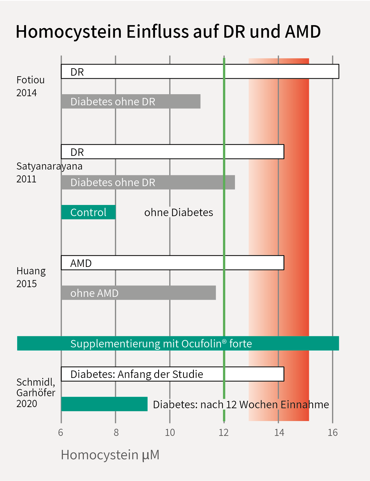 Homocystein Einfluss auf Diabetische Retinopathie und Altersbedingte Makuladegeneration